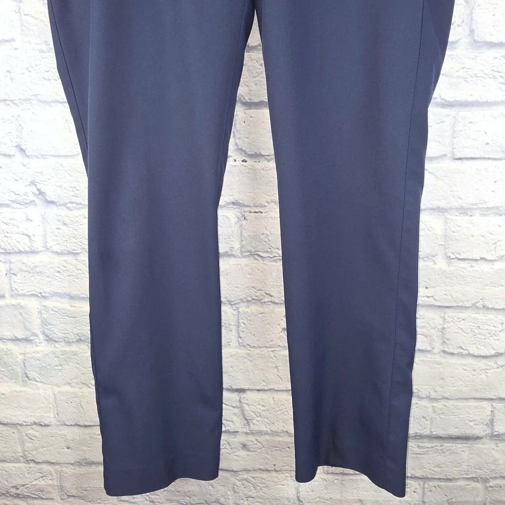 Peter Millar Crown Sport Mens Navy Blue Performance Golf Pants Size 38X31 Read